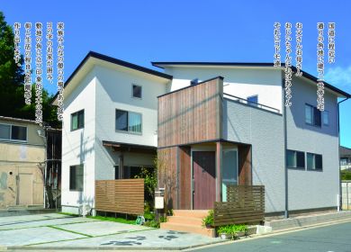 コノ字型の二世帯住宅 アイキャッチ画像