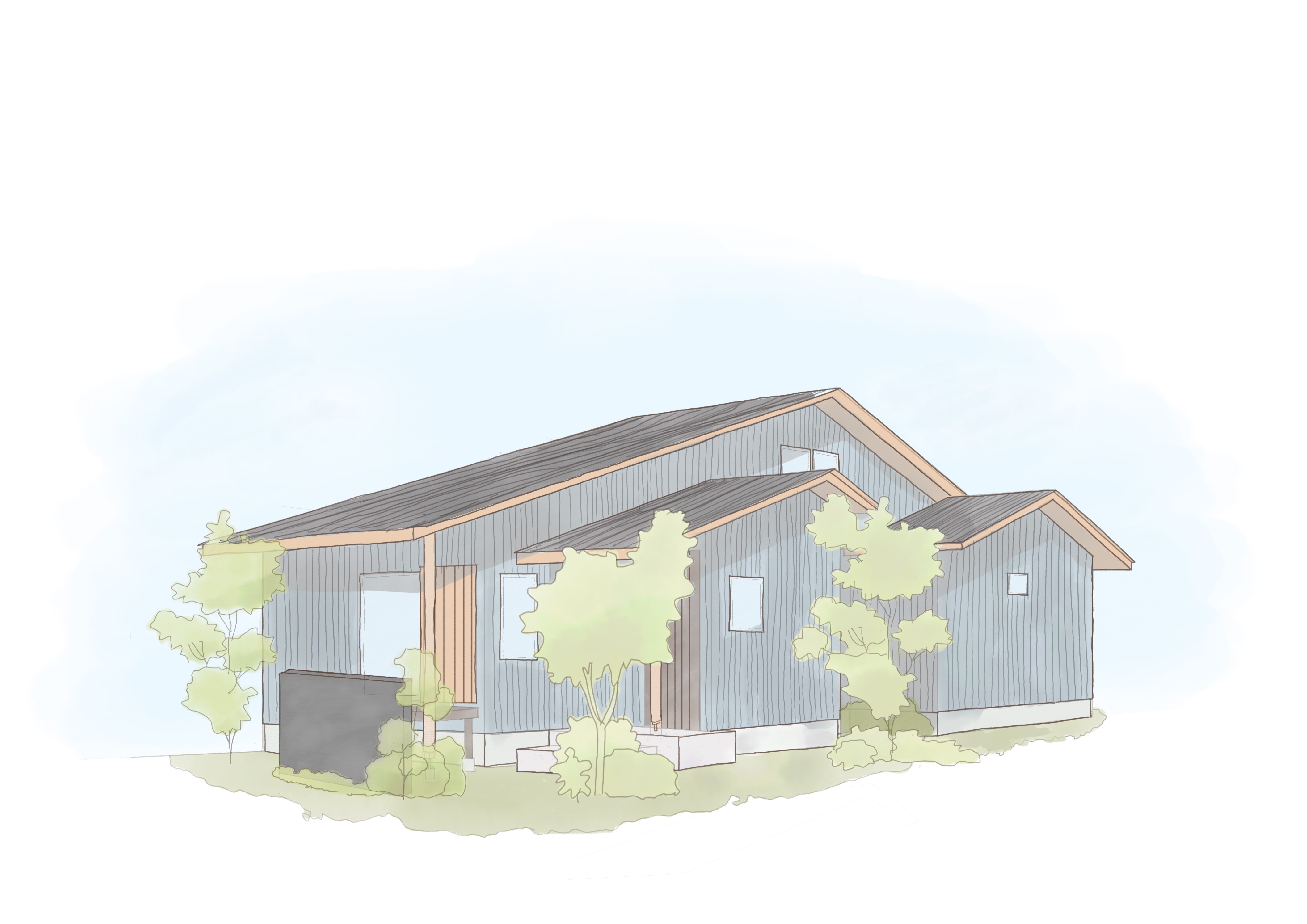 小さな大屋根の家　完成見学会　【予約制・各回2組限定】 アイキャッチ画像